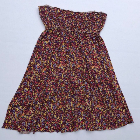 Free People Floral Halter Tie Neck Smocked Dress - Picture 6 of 6